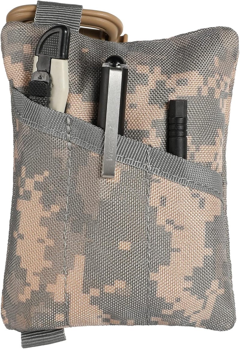 FRTKK 2 Pack Tactical Compact EDC Pouches Military Molle Utility Pouch Accessories Organizer Pouch Coin Purse Keychain Pocket Credit Card Holder Waist Pack - Image 2